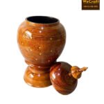 Wooden Brass Candy Jar 001