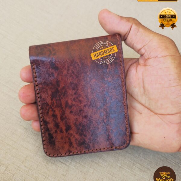 Premium Chrome Light Leather Wallet | WeCraft Signature