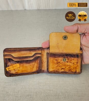 Premium Genuine Leather Dollar Size Wallet