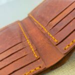 Handmade Half Long Leather Wallet