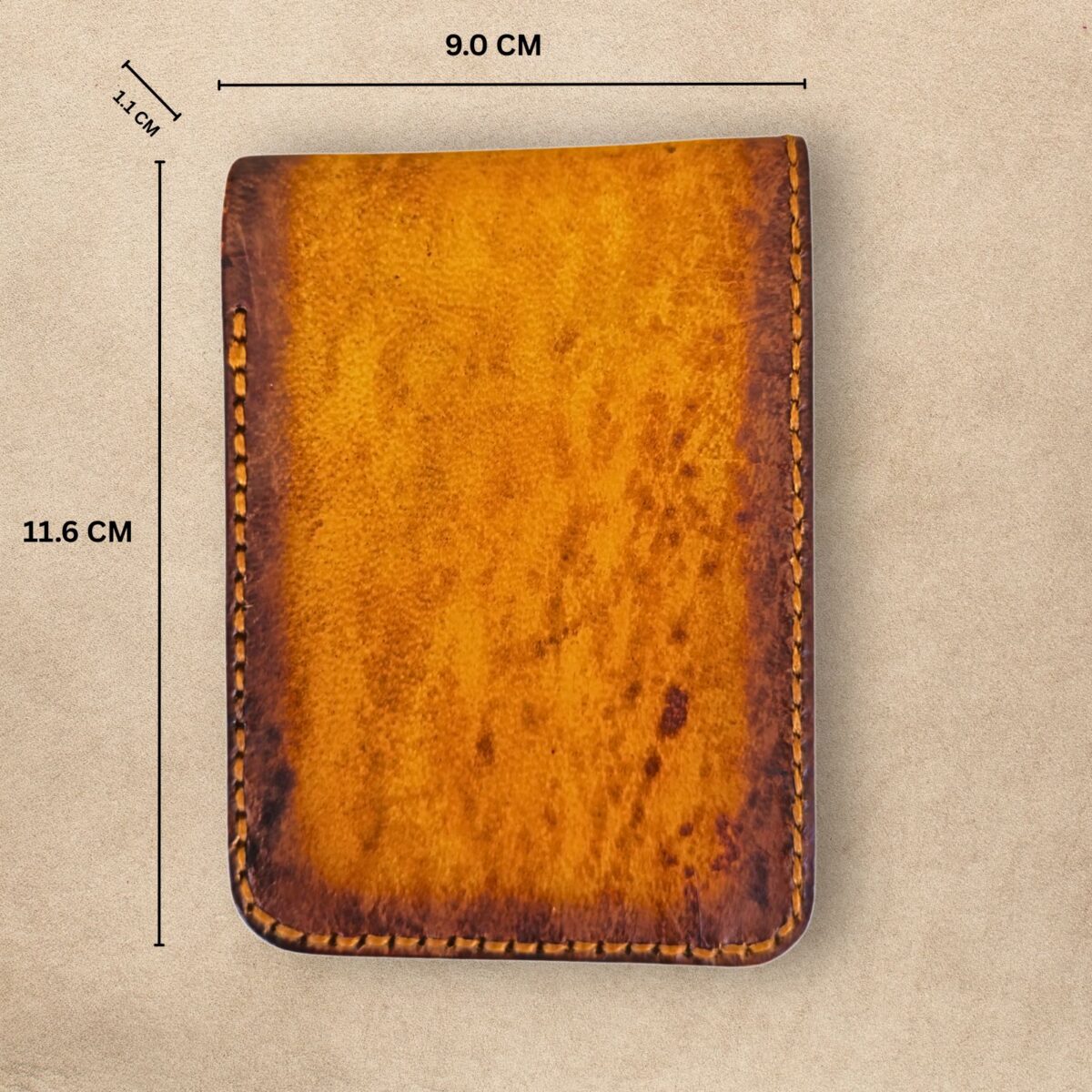 Premium Genuine Leather Dollar Size Wallet
