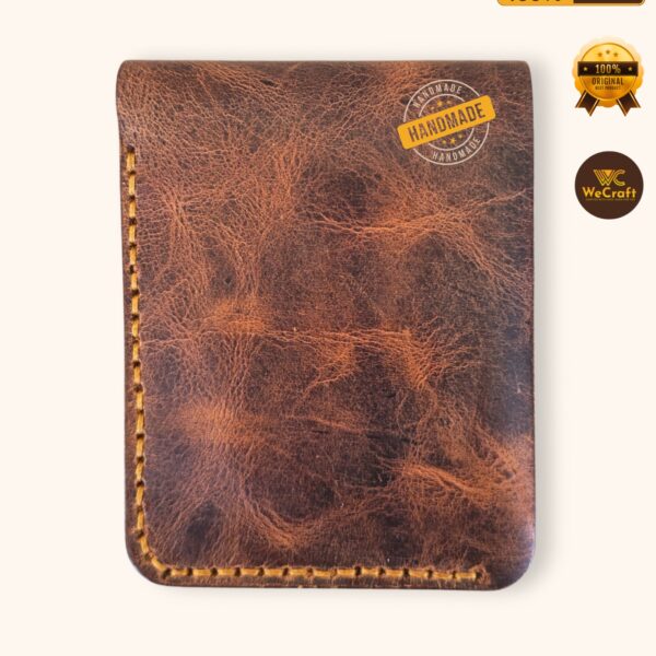 Premium Vegetable-Tanned Leather Bifold Wallet